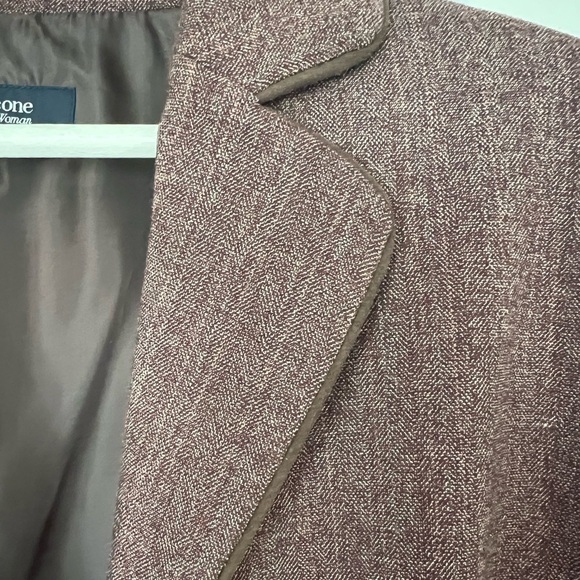 NWT Evan-Picone Women’s Blazer – Plus Size 18W, Chestnut Brown, Stretchy - Picture 6 of 11